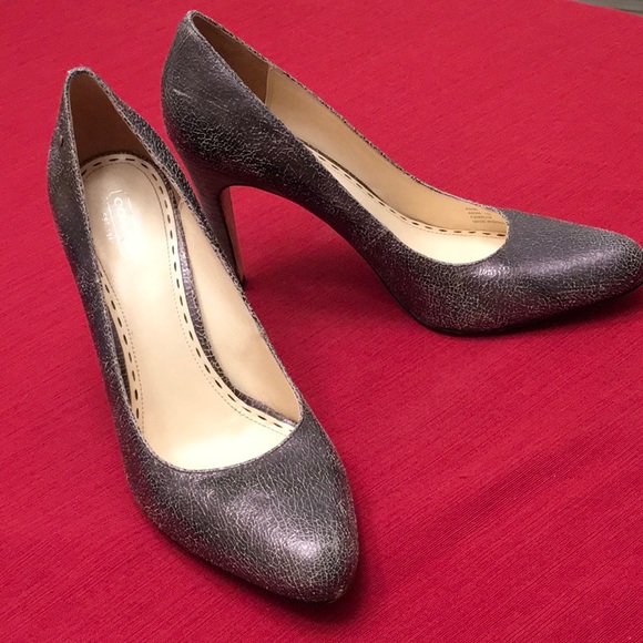 Coach Adina Crackled Pump in Gunmetal - Picture 4 of 8